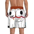 thumbnail image 3 of Cartoon Family Guy Men's Beach Shorts Swim Trunks Casual Quick Dry Board Shorts Swimwear with Mesh Lined and Pockets, 3 of 8