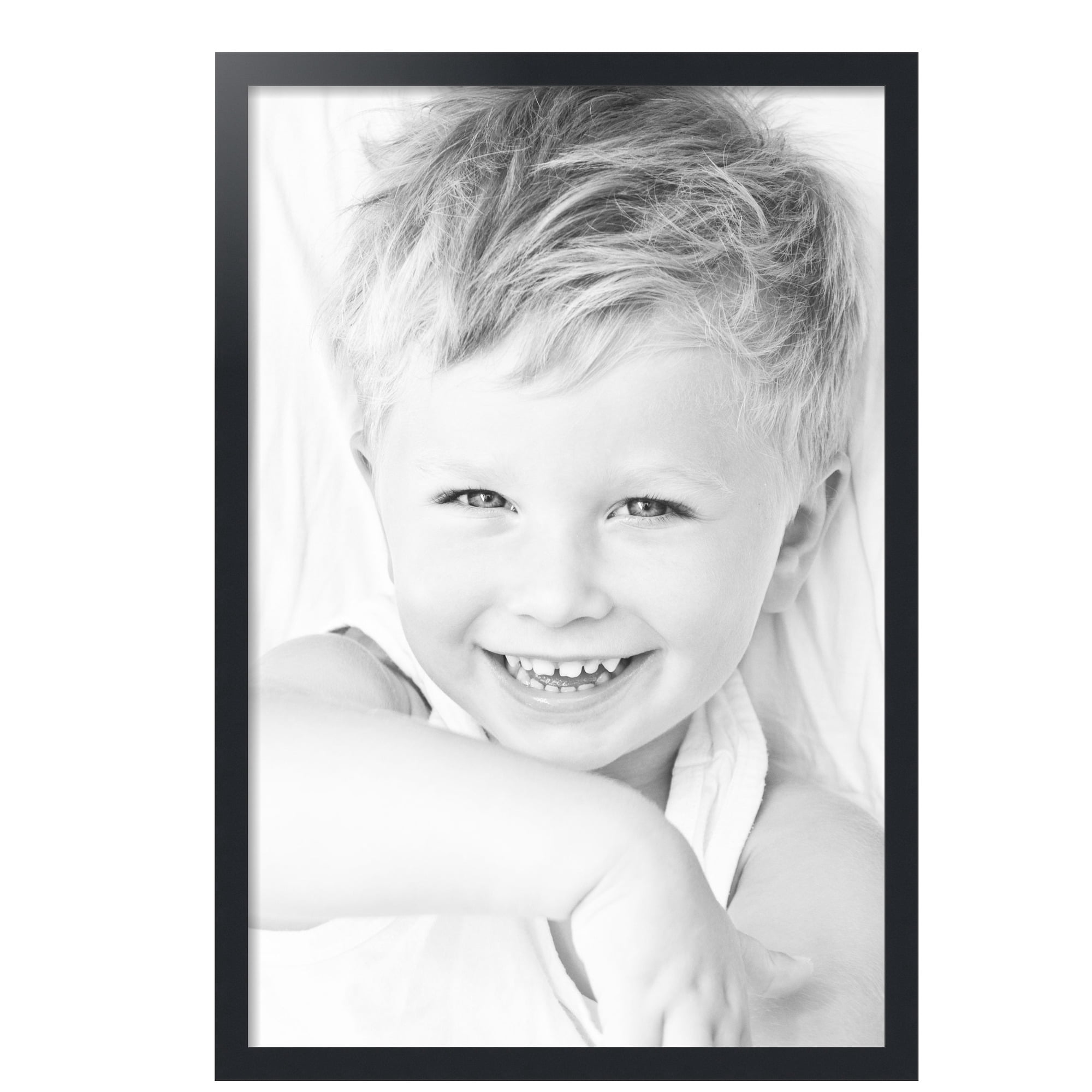 ArtToFrames 24" x 36" Black Picture Frame, 24x36 inch Black MDF Poster Frame (WOM-3926), 3 Pack