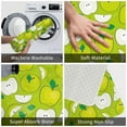 thumbnail image 3 of Gukieu Green Apple Print Dust-proof Floor Mats, Water-absorbent and Non-slip Flannel Door Mats 16x24in, Home Decoration Suitable for Kitchen, Bathroom, Garage, 3 of 7