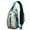 Blue-green-7, variant on Crossbody Sling Backpack for Women Men Light Blue Octopus Repeat Shoulder Sling Crossbody Casual Chest Bag for Travel Sports Running Hiking