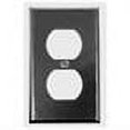 thumbnail image 2 of Acorn AW5BP Smooth Iron-Steel Single Duplex Outlet Switch Plate, 2 of 2
