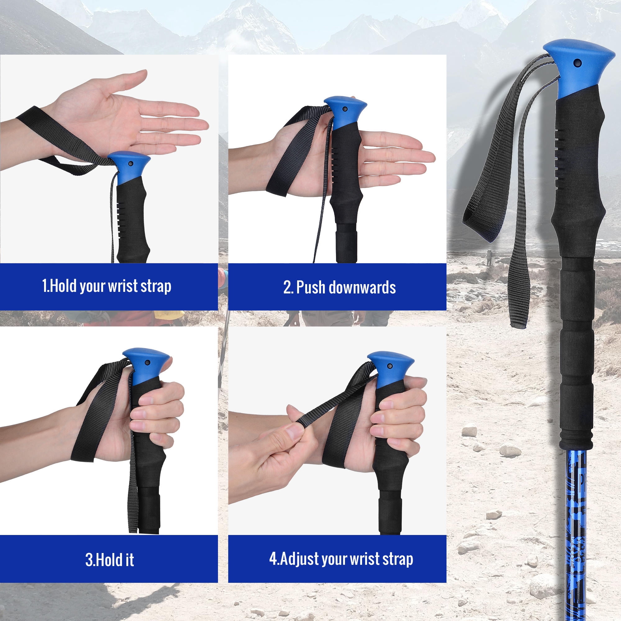 Best collapsible walking sticks for hiking outlet