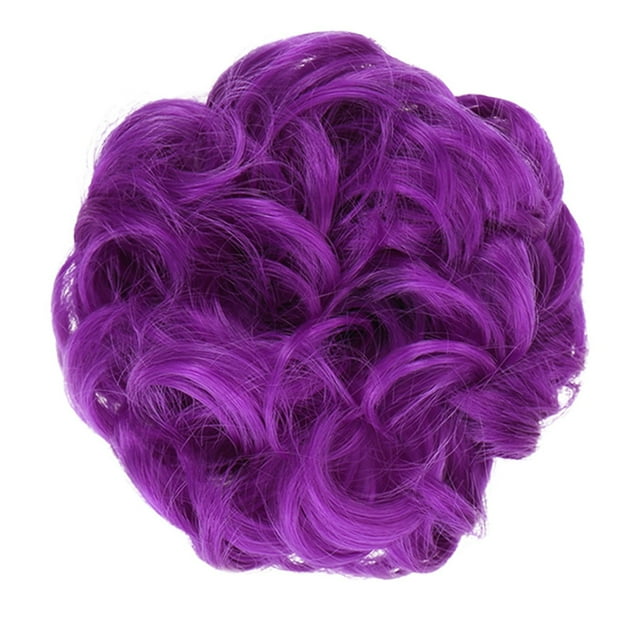 Perruque Extension Chignon Bouclé Chignon Désordonné Pièce de Cheveux Chouchou Enveloppe Extensions de Cheveux, Perruque pour Femmes