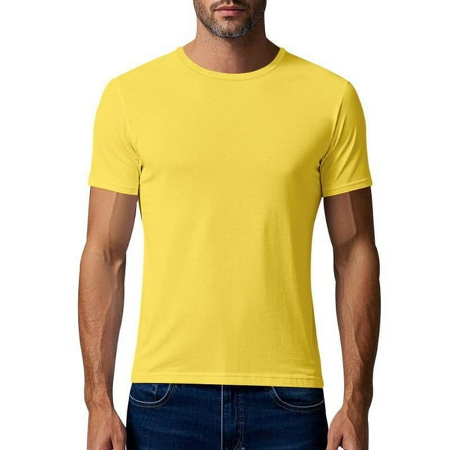 fatyb Athletic T Shirts for Men Quick Dry Running Tops Casual Short Sleeve Mens Gym Workout Tee Tops