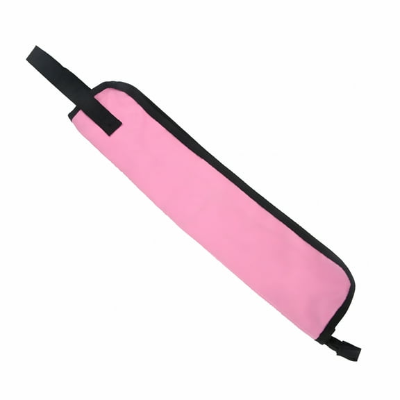GASTROPOD Drum Stick Bag 5 Colors Drum Stick Storage Hanging Bag Drumstick Portable Water Resistant Handbag with Handle for Percussion Mallet Drumstick (Pink)