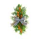 thumbnail image 3 of Vid artificial de Pascua duradera para la decoración de la mesa del hogar, corona de flores artificiales Zanahoria de arco, 3 of 9