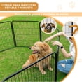 thumbnail image 3 of Valla para perros corral plegable 6 paneles con puerta bolígrafo ejercicio perros pequeños y medianos jaula interiores camping patio 120x60x60 cm, 3 of 7