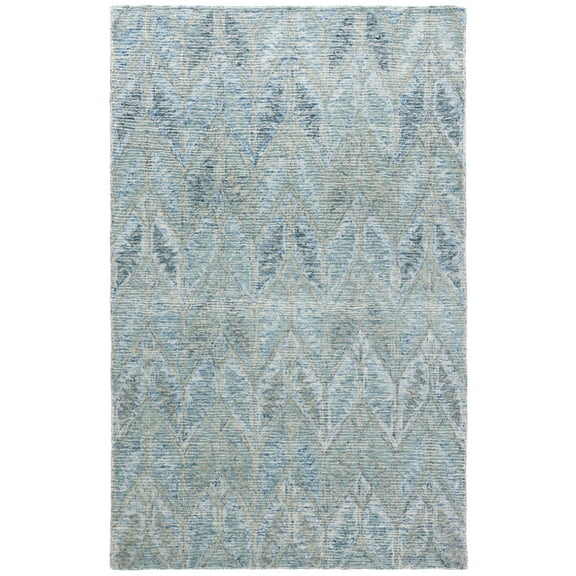 SAFAVIEH Ebony Jannine Geometric Area Rug, Light Blue, 8' x 10'