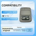 thumbnail image 2 of Overhead Consoles Fits For Kia,Overhead Dome Light Console Storage,Overhead Consoles With Dome Light Assembly,OEM:928104D060QW-Gray, 2 of 6