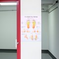 thumbnail image 2 of Miangastore Foot Reflexology Chart Poster Massage Knowledge Wall Art Home Office Decoration, 2 of 9