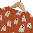 thumbnail image 6 of YVNAURA Knitted Halloween Pullover Sweater for Women Funny Pumpkin Graphic Crewneck Cozy Warm Fall Winter Spooky Season Top Casual Daily Outfit 1 Pack, Orange,XXL, 6 of 8