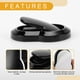 thumbnail image 5 of Ganchos universales para asiento de automóvil Unique Bargains 1 Pc para cada automóvil, SUV, furgoneta, camión, ganchos adhesivos resistentes de ABS negro cromo 2.09"x1.42, 5 of 7