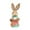 E, variant on Ympkerial Bunny Figurines Set, 13.7 Inch Rustic Straw Bunny Statue with Carrot, Sisal and Rattan Rabbit Tabletop Ornament for Spring Easter Home Office Farmhouse Decor