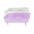 thumbnail image 5 of Vaveren Clear Hamster Cage Cute Small Pets Habitat Pet Enclosure Mice Hedgehog Rats, 5 of 8