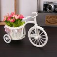 thumbnail image 1 of Nuevo diseño, triciclo, bicicleta, decoración, cesta de flores, jarrón blanco de plástico, almacenamiento de flores, hogar, boda, fiesta, decoración DIY, maceta Kuyhfg Bienvenido a Kuyhfg, 1 of 5