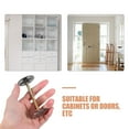 thumbnail image 3 of MEIBUTYUP Metal Door Knob Cover Plate Set, Round Zinc Alloy Brown Protector for Home Decor and Furniture Upgrade, 3 of 8