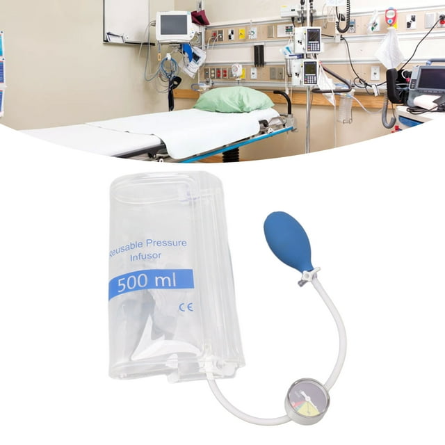 Bolsa De Infusión A Presión, Bolsa De Infusión A Presión Profesional A Prueba De Fugas Fácil Almacenamiento Para Infusión Rápida De Líquido Sanguíneo