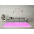 thumbnail image 3 of Ahgly Company Indoor Round Abstract Purple Modern Area Rugs, 3' Round, 3 of 4