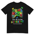 thumbnail image 1 of Autism Awareness Controller Puzzle Its OK To Be DIFFERENT Gamer Unisex T-Shirt K385, S-5XL, 1 of 4