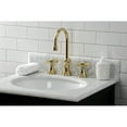 thumbnail image 3 of Kingston Brass KS2982ZX Millennium Widespread Bathroom Faucet with Brass Pop-Up, Polished Brass, 3 of 8