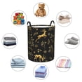 thumbnail image 6 of Kll Christmas Gold Deers1 Waterproof Foldable Laundry Hamper Bucket With Handles For Storage Bin,Kids Room,Home Organizer (Small), 6 of 8