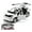 White, variant on 1:32 Model X Alloy Diecast Pull Back Toy Car with Open Doors, Lights and Music, Mini Tesla Vehicles Toys