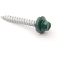 thumbnail image 2 of EAGLE 1 (250 Count) Metal Roofing Screws Painted Hex Washer Head Sheet Metal Roof Screw. Self Starting/self Tapping Metal to Wood, Sheet Metal Roofing siding Screws (2.5", Forest Green), 2 of 6