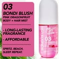 thumbnail image 4 of Holler and Glow Bondi Blush Pink Dragon Fruit Body & Hair Mist, 240ml/8.11 fl oz, 4 of 14
