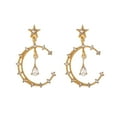 thumbnail image 1 of Fiudx Pendientes Largos con Borlas de Circonita Cúbica Exagerada, Brillantes y a La Moda, Un Maravilloso Regalo de Graduación., 1 of 5