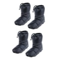 thumbnail image 1 of 2 Pares De Calentadores De Pies, Zapatillas Ligeras Para , Calcetines Suaves Y Cálidos, Botines Acogedores Para Hombres, Mujeres En Interiores Negro m shamjiam Zapatillas blancas suaves, 1 of 9