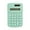 green, variant on Mini Calculator,Pocket Calculator with Portable 8-Digit Basic Desktop Battery Mini Desk Standard Function Simple,Portable,Used for Office, School