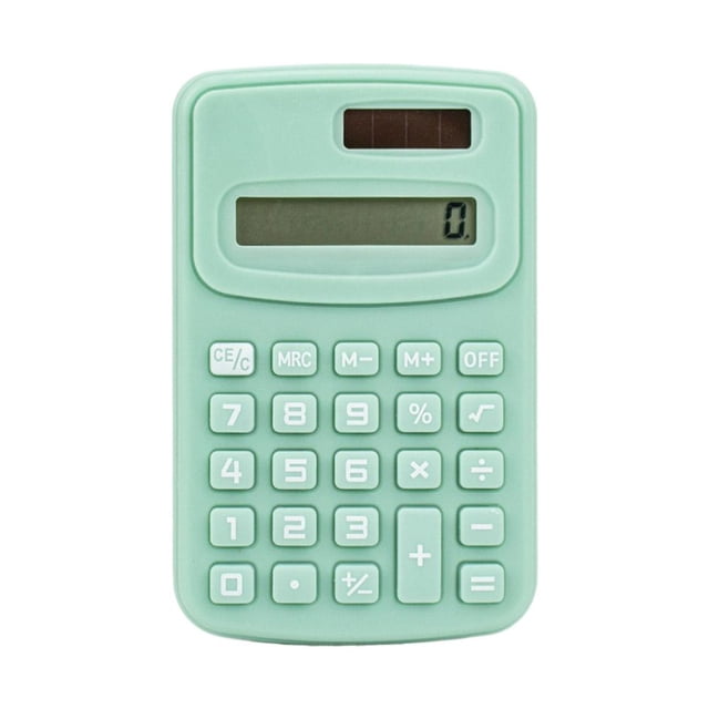 Mini Calculator,Pocket Calculator with 8-Digit Basic Desktop Battery Mini Desk Standard Function Simple,Used for Office, Home, School