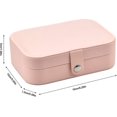 thumbnail image 4 of nipocaio Jewelry Box Organizer, Leatherette Travel Jewelry Storage Case Jewelry Gift, 4 of 5