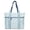 Blue mixture, variant on Duryarhall Water Resistant Nylon Tote Bag for Women, Lightweight Travel Shoulder Bag Handbag With Zipper for Travel, Work, Beach, Gym