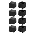 thumbnail image 4 of 25mmx25mm Square Chair Leg Floor Protectors Table Feet Tips Covers Caps 8pcs, 4 of 4