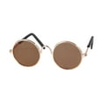 thumbnail image 5 of xiwaer Fashion Dog Pet Glasses Creative Trend Photography Round Frame Small Sunglasses Retro Dog Sunglasses Black One Size, 5 of 9