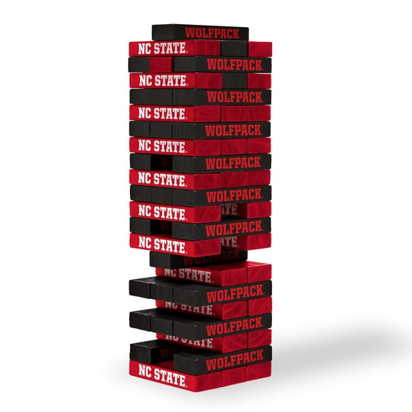 Wild Sports NCAA North Carolina State Wolfpack Table Top Stackers 3"" x 1"" x .5"" Team Color