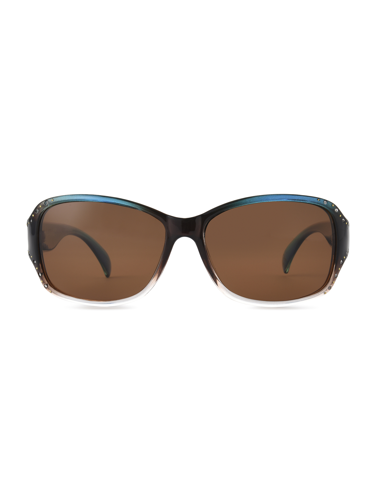 Foster Grant Women's Square Brown Adult Sunglasses