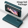 thumbnail image 6 of Z Fold 3 Case 2021 5G Phone, Allytech Galaxy Z Fold 3 Case, Slim Fit Hinge Protection With Pencil Holder Shockproof Drop-Absorbing Case Cover for Samsung Galaxy Z Fold 3 5G 2021 Released,Cyan, 6 of 8