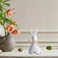 thumbnail image 5 of Exquisite Ceramic Easter Decoration, Cabinet Living Room Bunny Decor Ceramic Bookend Tabletop Decor, Cute Table Decoration Props, Multi-Purpose Small Crafts, for Holiday & Daily Home Decor, 5 of 6