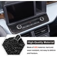 thumbnail image 3 of Car Center Control Air Conditioner Switch Cover Trim Dashboard Frame Compatible with Ford Maverick 2022 2023 Car Center Console Radio Multimedia Control Knob Button Frame Sticker Interior Accessories, 3 of 14
