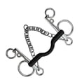 thumbnail image 2 of QccHieUs Horse Bit Harness Stainless Steel Mouth for Performance Training Equipment Horse, 2 of 4