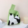 thumbnail image 5 of Unique Bargains 1 Pc Knitted Wrist Bag Portable Animal Pattern Gift Bag Green, 5 of 5