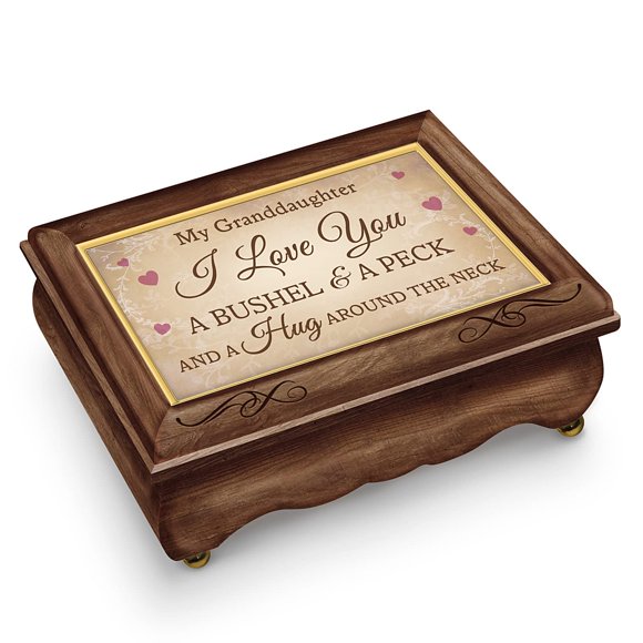Caja de música The Bradford Exchange Granddaughter I Love You
