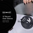 thumbnail image 2 of Hudson Hi-Fi Anti-Static Vinyl Record Inner Sleeves - Protective Vinyl Record Inner Sleeve 100- Pack - Protect Your LP Albums from Scratches, Dust & Dirt - Acid-Free Rice Paper Interior Disc Covers, 2 of 9