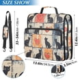 thumbnail image 2 of FORMRS Zipper Binder with Shoulder Strap 2-inch Ring 500 Sheet Capacity File Bag, Cats and Hearts, 2 of 5