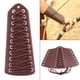 thumbnail image 5 of Muñequera De Cuero Con Cordones Para Mujer, Para marrón Zulema Muñequera de guantelete, 5 of 8
