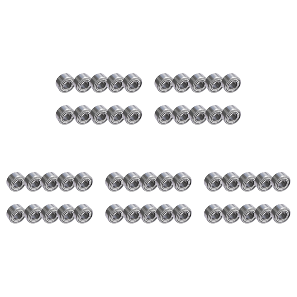 Rodamientos De Bolas De Alta Velocidad 685ZZ Piezas Pequeñas Acero Al Carbono 5x11x5mm 50 Piezas