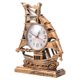 thumbnail image 3 of Reloj despertador con forma de velero, reloj despertador de lujo retro, reloj de mesa novedoso, 3 of 7