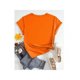 thumbnail image 2 of Playera Blusa Divertida De Capybara Tomando Jugo Ropa De Mujer Capibara Color Anaranjado Talla Grande Marca Emil SaEs, 2 of 4